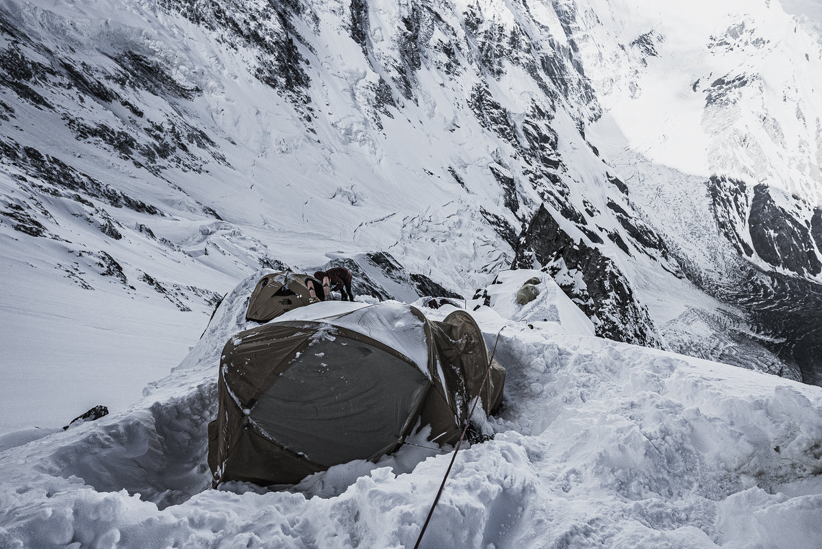Camp d'altitude au Nanga Parbat